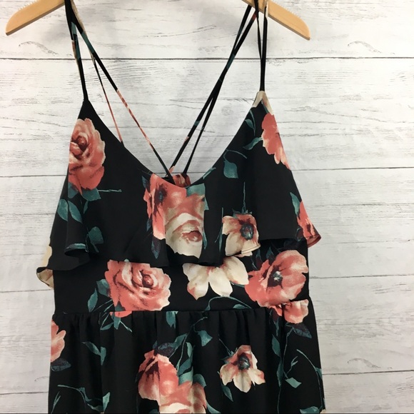 Xhilaration floral criss cross dress NWT - Picture 3 of 7